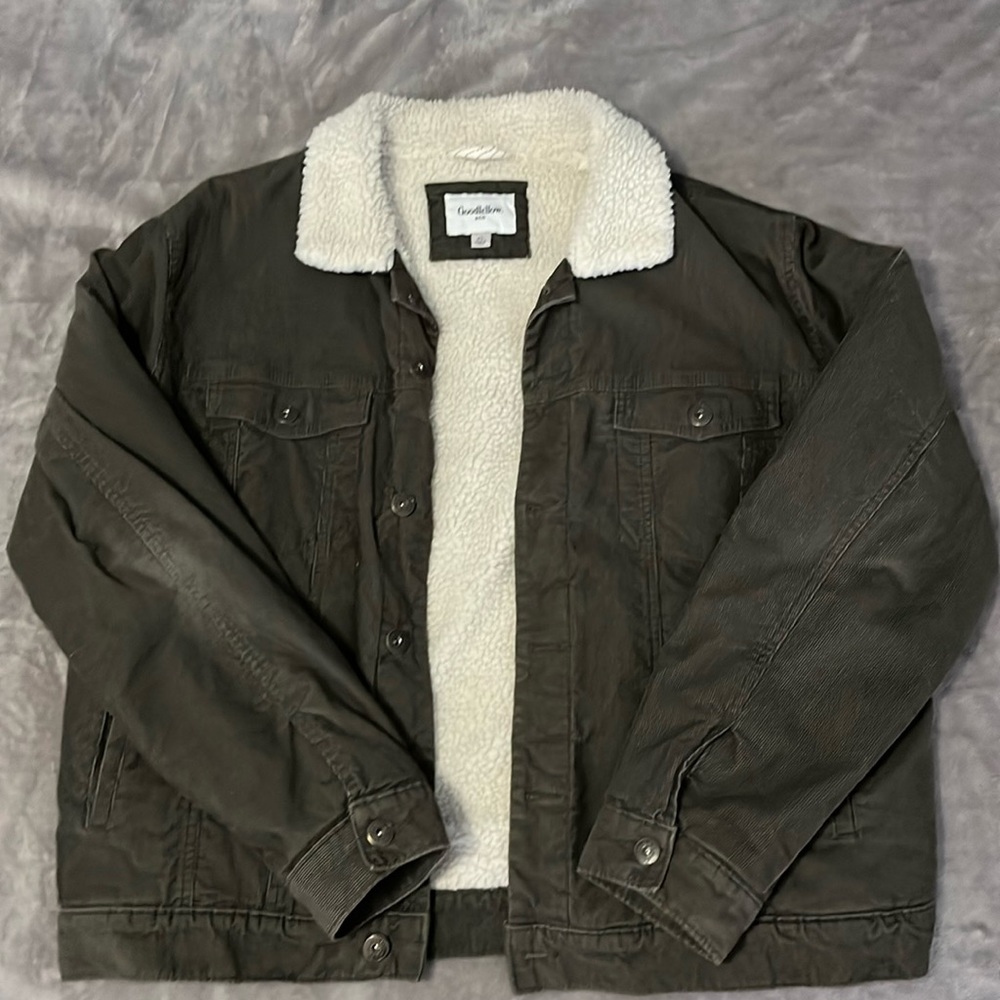 Goodfellow & CO Sherpa-Lined Corduroy Jacket